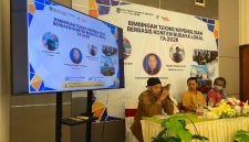 Kepala Dispusip Kabupaten Sumenep Rudi Yuyianto di Acara Pembukaan Bimbingan Teknis (Bimtek) Kepenulisan Berbasis Konten Budaya Lokal Tahun Anggaran 2026.