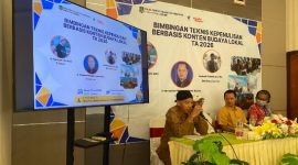 Kepala Dispusip Kabupaten Sumenep Rudi Yuyianto di Acara Pembukaan Bimbingan Teknis (Bimtek) Kepenulisan Berbasis Konten Budaya Lokal Tahun Anggaran 2026.