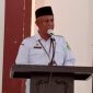 Kadisdik Sumenep H. Moh. Iksan, S.Pd.,M.T di Acara Sosialisasi Bantuan Operasional Satuan Pendidikan (BOSP) PAUD dan Kesetaraan Tahun Anggaran 2026, Rabu (22/04/2026)