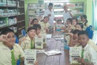 Suasana Literasi SDK Sang Timur di Perpusda Dispusip Sumenep, Rabu (22/04/2026)