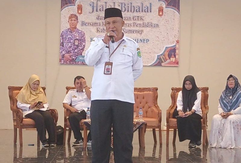 Kadisdik Sumenep H. Moh. Iksan, S.Pd.,M.T., Diacara Halal Bihalal dan Pembinaan Bersama KPPS TK