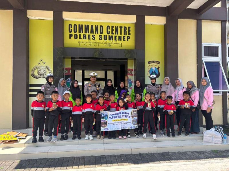 Polisi Sahabat Anak, Cara Polres Sumenep Tanamkan Budaya Tertib Lalu Lintas Sejak Dini