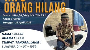 Pria Lansia di Sumenep Hilang Usai Beli Pakan Ayam, Polisi dan Keluarga Lakukan Pencarian