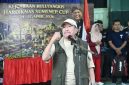 Wabup Sumenep KH Imam Hasyim, S.H.,M.H. Saat Memberikan Sambutan sekaligus membuka Kejurkab Bulu Tangkis Hardiknas 2026