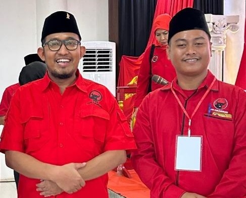 Ketua DPC PDI-P Sumenep Dr. H. Achmad Fauzi Wongsojudo SH MH Bersama Ketua PAC PDI-P Kota Heri Setiawan 