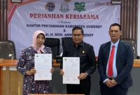 Demi Good Governance, Kejari Sumenep Resmi Jalin Kerja Sama dengan BPN dan RSUD