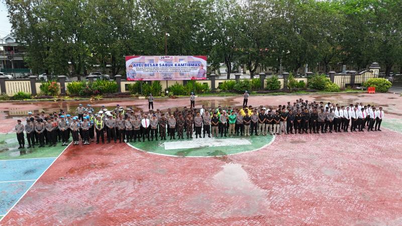 Kapolres Sumenep Konsolidasikan Kekuatan Sabuk Kamtibmas, Sinergi Polisi–Warga Dipertegas