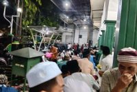 Luber! Jamaah Padati Masjid Al Amin pada Malam Terakhir Tahlil KH Amin Jakfar Taufik
