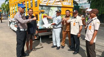 Suasana Opgab Lintas Sektoral Polres, UPT PPD, Bapenda dan Jasa Rahardja Cabang Semerep, Selasa (21/04/2026)