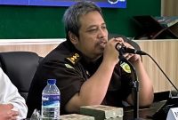 Kepala Seksi Intelijen, Endro Riski Erlazuardi, S.H., M.H., sebagai narasumber utama di Kantor Kemenag Sumenep 