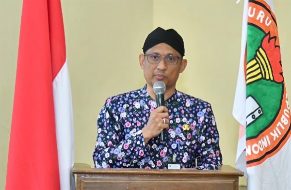 Sekdakab Sumenep Agus Dwi Saputra, S.Sos.,M.Si di Acara PGRI Sumenep 