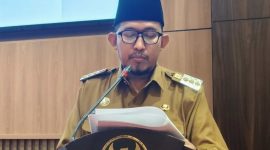 Bupati Sumenep Dr H Achmad Fauzi Wongsojudo SH MH di Kantor DPRD Sumenep 