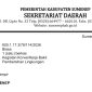 Surat Edaran Aksi Bersih Yang Akan Digelar Pemkab Sumenep Besok