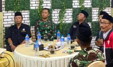 Pererat Persaudaraan dalam Bingkai Kebhinekaan, Wadanyon Yonif 931 Hadiri Halal Bihalal PSHT Sumenep