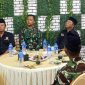 Wakil Komandan Batalyon (Wadanyon) Yonif TP 931/Ksatria Jokotole, Kapten Inf Richy Wahyu Prakoso, S.S.T. Han, Menghadiri Halal Bihalal PSHT Sumenep, Kamis (09/04/2026) malam