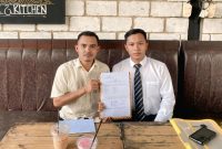 Kuasa hukum korban, Diyaul Hakki Saat Konferensi Pers Di Cafe Ayoka