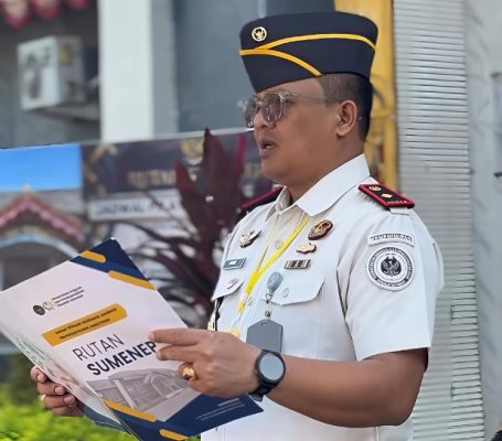 Kepala Rutan Kelas IIB Sumenep Aditya Wahyu Rahmadani Saat Memimpin Ikrar Zero Halinar 