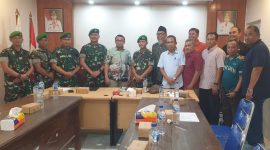 Danyonif 93/JKT Sumenep Mayor Inf Aditya Danang Saat Berkunjung Ke Koni Sumenep, Jum'at (24/04/2026)