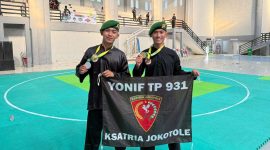 Prada Farel berhasil menyabet medali emas, sementara Serda Farhan meraih medali perak