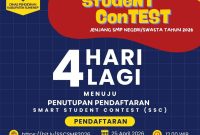 Pamflet Pelaksanaan SSC 2026 Dinas Pendidikan Kabupaten Sumenep 