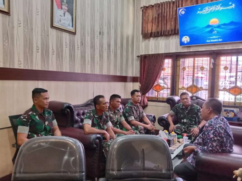 Suasana Kunjungan Danyonif 931/KJ ke DKPP, Awal Kolaborasi Strategis di Sumenep, Kamis (23/04/2026)