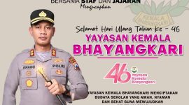 Kapolres Sumenep Ucapkan HUT ke-46 Yayasan Kemala Bhayangkari, Tegaskan Komitmen Dukung Pendidikan Berkualitas