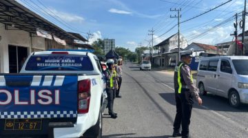 Polantas Sumenep Gencarkan Patroli ETLE dan Menyapa Warga, Senin (04/05/2026)