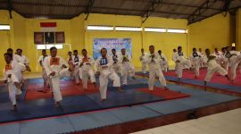 Polres Sumenep Gelar Latihan dan Ujian Beladiri UKP 2026, Asah Fisik dan Mental Personel