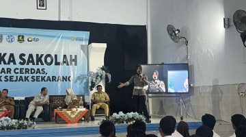 Polres Sumenep Edukasi Pelajar Lewat Program “Samsat Ka Sakolah”, Bekali Kesadaran Lalu Lintas dan Pajak Kendaraan