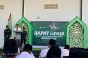 Rais PCNU Sumenep, KH A Washil Hasyim Saat Menyampaikan Sambutan Di Acara Raker PCNU Sumenep 