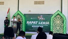 Rais PCNU Sumenep, KH A Washil Hasyim Saat Menyampaikan Sambutan Di Acara Raker PCNU Sumenep 