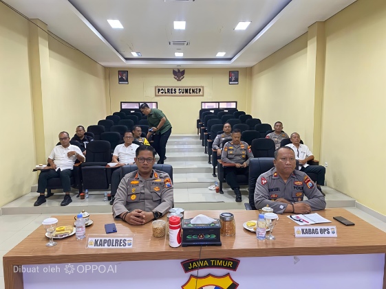 Polres Sumenep Ikuti Anev Mabes Polri, Layanan 110 Didorong Lebih Cepat dan Responsif