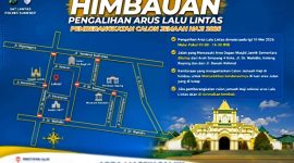 Rekayasa Lalu Lintas di Area Masjid Jamik Selama Pemberangkatan Haji