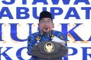 Wabup KH. Imam Hasyim SH MH di Musyawarah Kabupaten (Muskab) Korps Pegawai Republik Indonesia (KORPRI) Kabupaten Sumenep yang berlangsung di Pendopo Agung Keraton Sumenep, Selasa (12/5/2026).