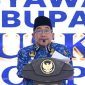Wabup KH. Imam Hasyim SH MH di Musyawarah Kabupaten (Muskab) Korps Pegawai Republik Indonesia (KORPRI) Kabupaten Sumenep yang berlangsung di Pendopo Agung Keraton Sumenep, Selasa (12/5/2026).