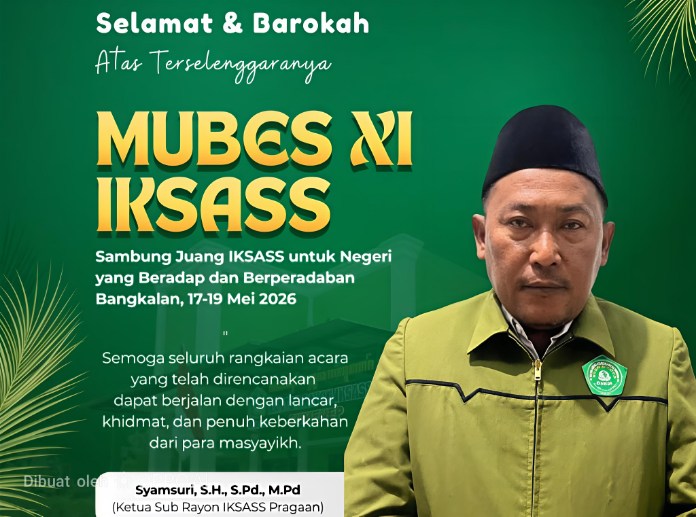 Sambut MUBGS XI IKSASS 2026, Syamsuri Ajak Kader Perkuat Semangat Juang untuk Negeri Beradab