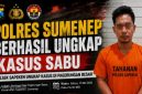 Polisi Gagalkan Peredaran Sabu di Kepulauan Sapeken, Paket Disamarkan dalam Kardus Air Mineral