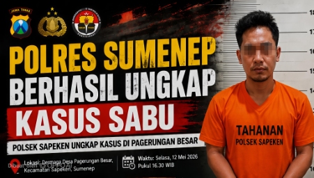 Polisi Gagalkan Peredaran Sabu di Kepulauan Sapeken, Paket Disamarkan dalam Kardus Air Mineral