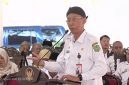 PLT Asisten III Setdakab sekaligus Kepala Bapenda Sumenep Ferdiansyah Tetrajaya SH MH Saat Memberikan Sambutan Mewakili Bupati Sumenep di Ajang SSC SMP 2026 di Pendopo Agung Keraton Sumenep, Rabu (13/05/2026)