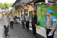Suasana Pengamanan Hari Kenaikan Isa Al Masih oleh Polres Sumenep 
