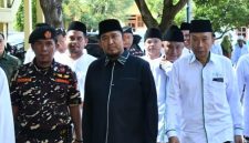 Bupati Sumenep Dr H Achmad Fauzi Wongsojudo SH MH Saat Menghadiri Pelantikan PCNU Sumenep di Ponpes Alkarimiyah Braji Sumenep, Sabtu (16/05/2026)