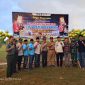 Suasana Peresmian Lapangan Sepak Bola Raden Soepeno resmi dibuka dan diresmikan di Desa Paseraman, Kecamatan Arjasa, K