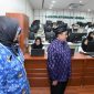 Wabup Sumenep KH Imam Hasyim, SH, MH didampingi Direktur RSUDMA Sumenep dr. Hj. Erliyati, M.Kes.
