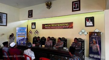 Binluh Humanis Satlantas Polres Sumenep, Warga Pragaan Diajak Utamakan Keselamatan Jalan Raya