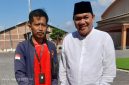 Presiden MU Achsanul Qosasih Bersama Jurnalis Olah Raga Mahrus Ali 