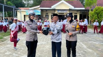 Satlantas Polres Sumenep Tanamkan Budaya Tertib Lalu Lintas Sejak Dini Lewat Program Polisi Sahabat Anak