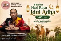 Pamflet Foto Ucapan KOPI Sumenep di Hari Raya Idul Adha 1447 Hijriah 