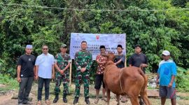 Yonif TP 931/KJ Sumenep Tebar Kepedulian di Iduladha 1447 H, Perkuat Kedekatan TNI dan Masyarakat, Kamis (28/05/2026)