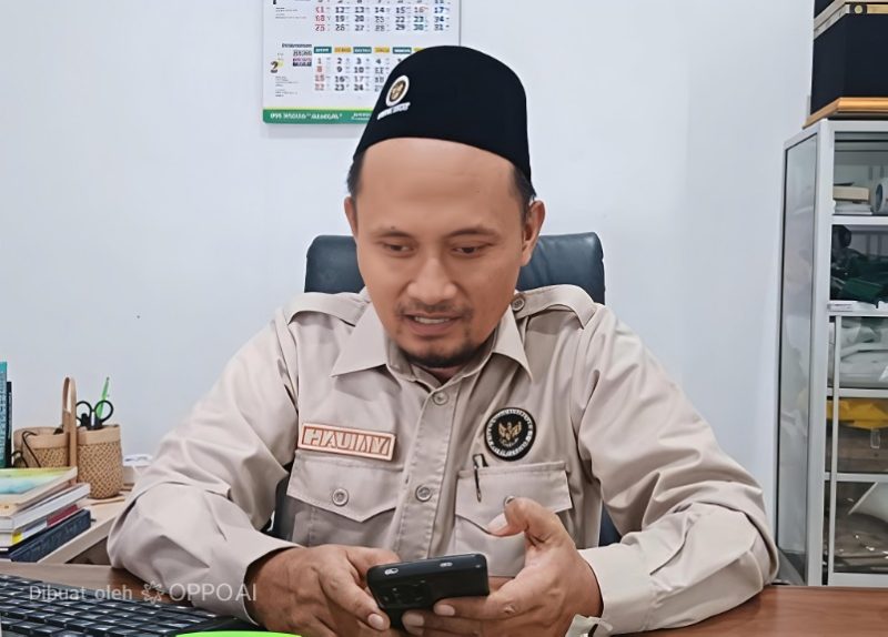 Kepala Kemenhaji Sumenep KH. Ahmad Halimy 