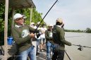 Kadisbudparopar Sumenep Faruk Hanafi Saat Membuka Acara Festival Mancing Kedatim 2026 Secara Simbolis, Sabtu (30/05/2026)